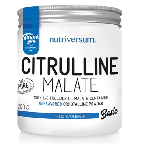 Nutriversum Citrullin Malate, 200 Grams